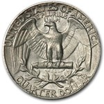 1950 Washington Quarter AU