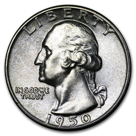 1950 Washington Quarter BU 1950 Washington Quarter BU