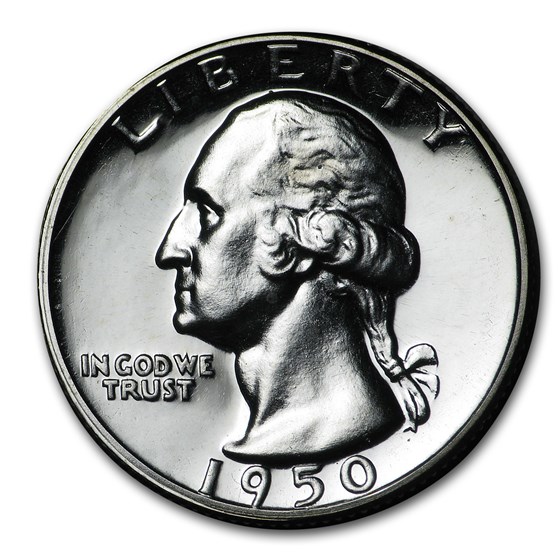 1950 Washington Quarter Gem Proof 1950 Washington Quarter Gem Proof