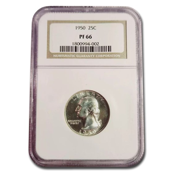 1950 Washington Quarter PF-66 NGC 1950 Washington Quarter PF-66 NGC