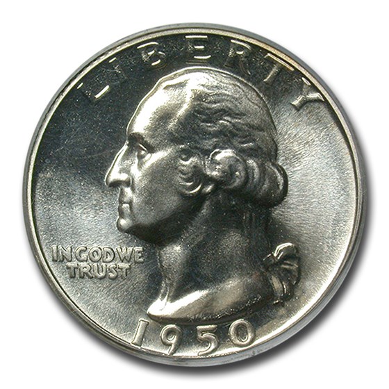 1950 Washington Quarter PR-67 PCGS 1950 Washington Quarter PR-67 PCGS
