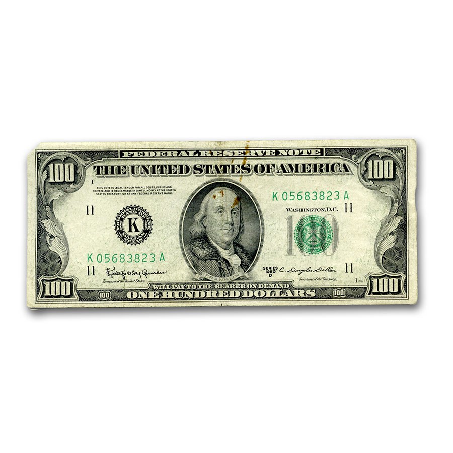 1950s $100 FRN Cull/Good