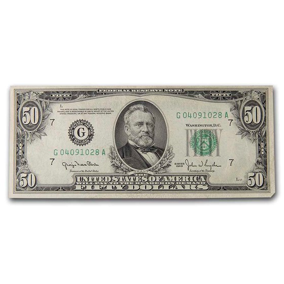 1950's $50 FRN XF 1950's $50 FRN XF