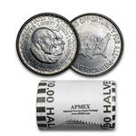 1951-1954 20-ct Washington-Carver Silver Half Roll BU
