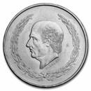 1951-1954 Mexico Silver 5 Pesos Hidalgo BU