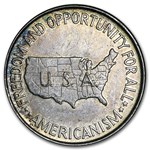 1951-54 P,D, or S Washington-Carver Half (Low Grade/Cleaned)