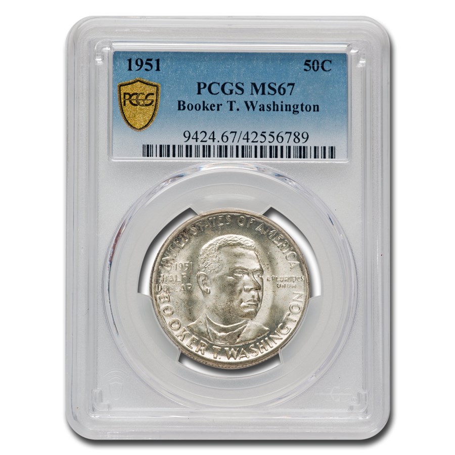 1951 Booker T. Washington Half Dollar MS-67 PCGS