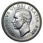1951 Canada Silver Dollar George VI XF