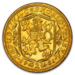 1951 Czechoslovakia Gold 2 Dukaty MS-64 PCGS