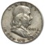 1951-D Franklin Half Dollar Fine/XF
