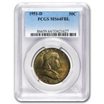 1951-D Franklin Half Dollar MS-64 PCGS (FBL)