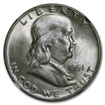 1951-D Franklin Half Dollar MS-65 NGC (FBL)