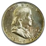 1951-D Franklin Half Dollar MS-66 PCGS (FBL)