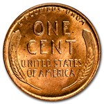 1951-D Lincoln Cent 50-Coin Roll BU