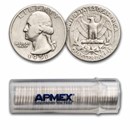 1951-D Washington Quarter 40-Coin Roll Avg Circ