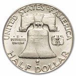 1951 Franklin Half Dollar 20-Coin Roll AU