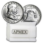 1951 Franklin Half Dollar 20-Coin Roll BU