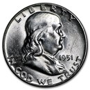 1951 Franklin Half Dollar BU