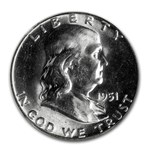 1951 Franklin Half Dollar MS-64 NGC