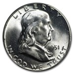 1951 Franklin Half Dollar MS-64 PCGS (FBL)