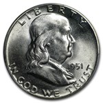 1951 Franklin Half Dollar MS-64 PCGS