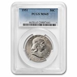 1951 Franklin Half Dollar MS-65 PCGS