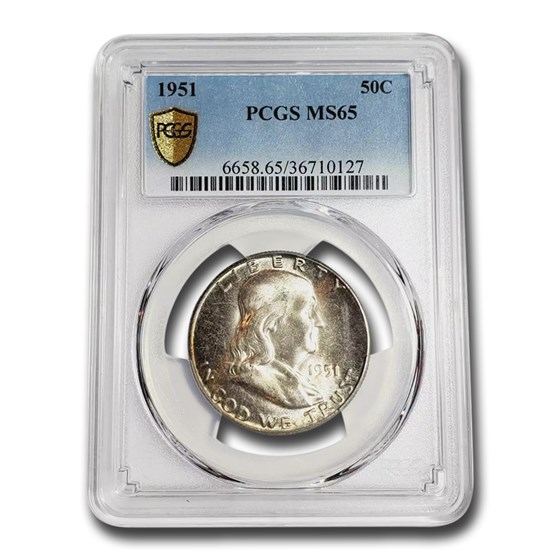 1951 Franklin Half Dollar MS-65 PCGS 1951 Franklin Half Dollar MS-65 PCGS