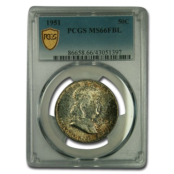 1951 Franklin Half Dollar MS-66 PCGS (FBL) 1951 Franklin Half Dollar MS-66 PCGS (FBL)