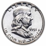 1951 Franklin Half Dollar PF-64 NGC