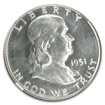 1951 Franklin Half Dollar PF-66 Cameo NGC