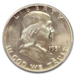 1951 Franklin Half Dollar PR-65 PCGS CAC