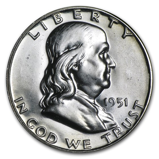 1951 Franklin Half Dollar Proof