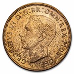 1951 Great Britain Bronze Penny BU (Red/Brown)
