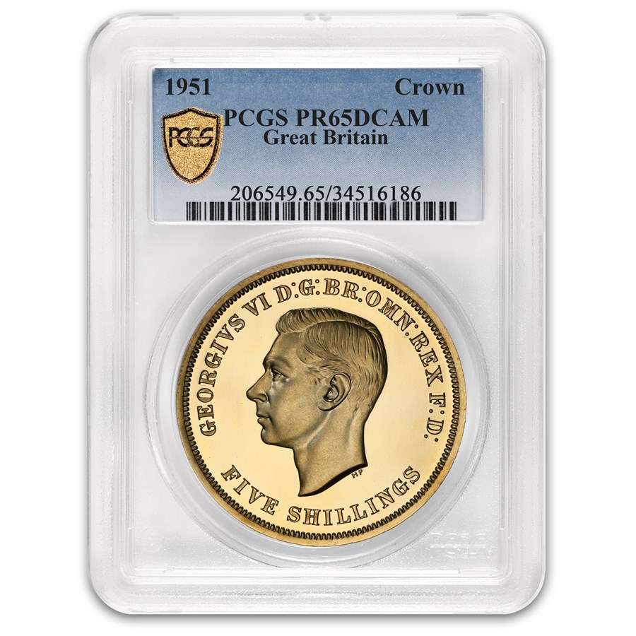 1951 Great Britain Crown George VI PR-65 Cameo PCGS