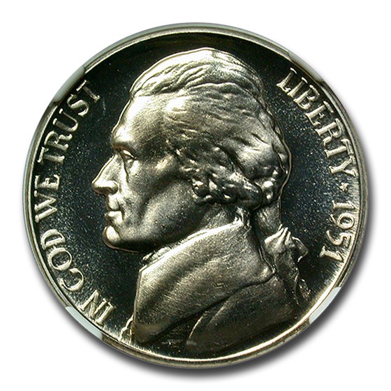 1951 Jefferson Nickel PF-68* NGC 1951 Jefferson Nickel PF-68* NGC