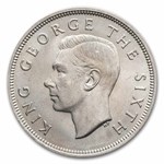 1951 New Zealand Copper-Nickel 1/2 Crown George VI BU