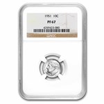 1951 Roosevelt Dime PF-67 NGC