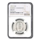 1951-S Booker T. Washington Half Dollar MS-67+ NGC