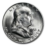 1951-S Franklin Half Dollar MS-64 PCGS
