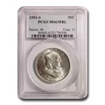 1951-S Franklin Half Dollar MS-65 PCGS (FBL)