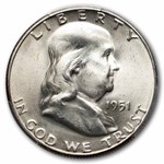 1951-S Franklin Half Dollar MS-65 PCGS (FBL)