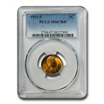 1951-S Lincoln Cent MS-67 PCGS (Red)
