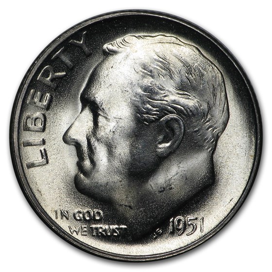 1951-S Roosevelt Dime BU 1951-S Roosevelt Dime BU