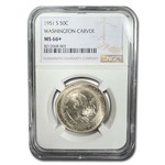 1951-S Washington Carver Half Dollar MS-66+ NGC