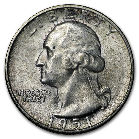 1951-S Washington Quarter BU 1951-S Washington Quarter BU