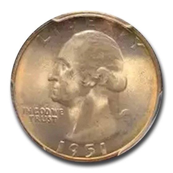 1951-S Washington Quarter MS-66+ PCGS 1951-S Washington Quarter MS-66+ PCGS