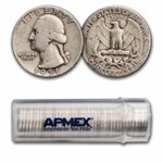 1951 Washington Quarter 40-Coin Roll Avg Circ