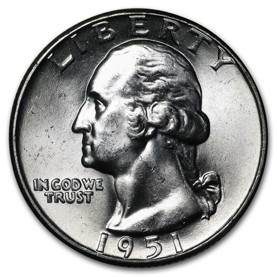 1951 Washington Quarter BU 1951 Washington Quarter BU