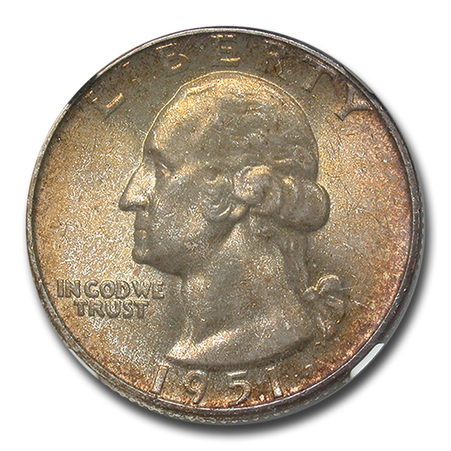 1951 Washington Quarter MS-67 NGC
