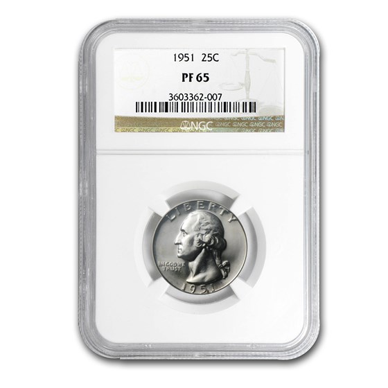1951 Washington Quarter PF-65 NGC 1951 Washington Quarter PF-65 NGC